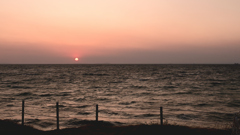 淡路島で見た夕景　クラフトサーカス