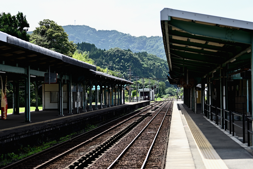 香住駅ホーム