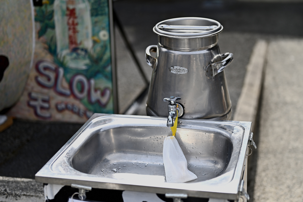 ミルク屋さんの蛇口