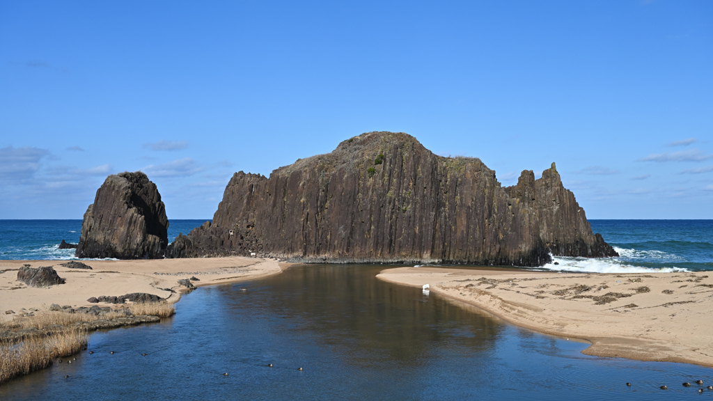 山陰海岸ジオパーク　立岩②