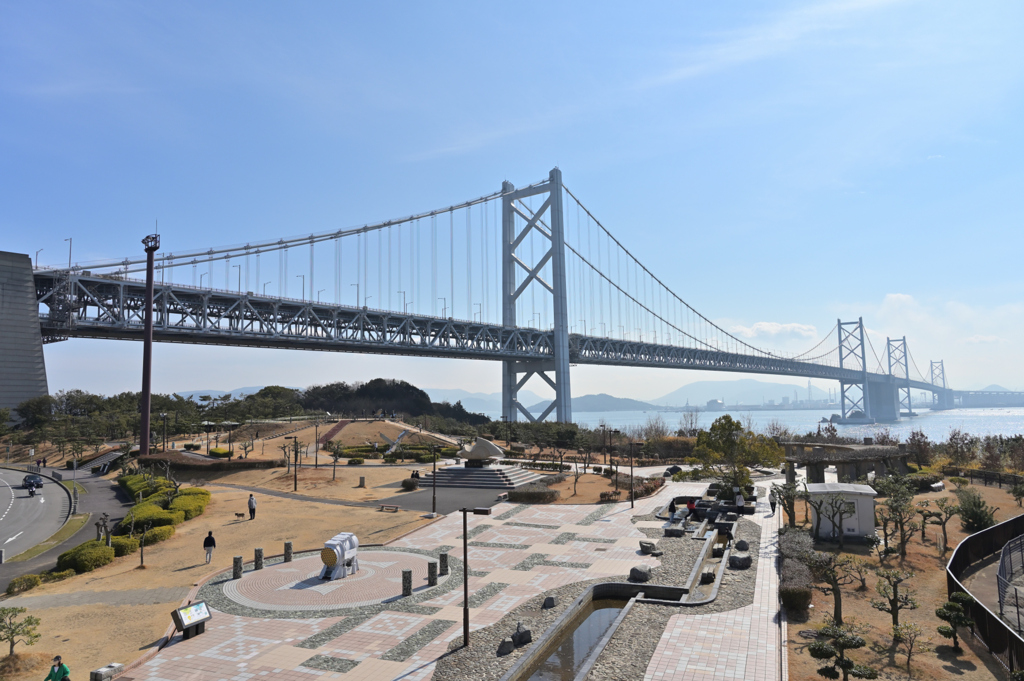 瀬戸大橋与島　展望台から