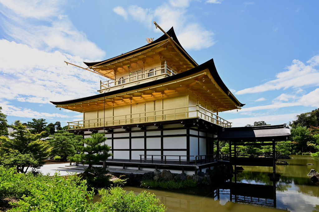 金色に輝く金閣寺③