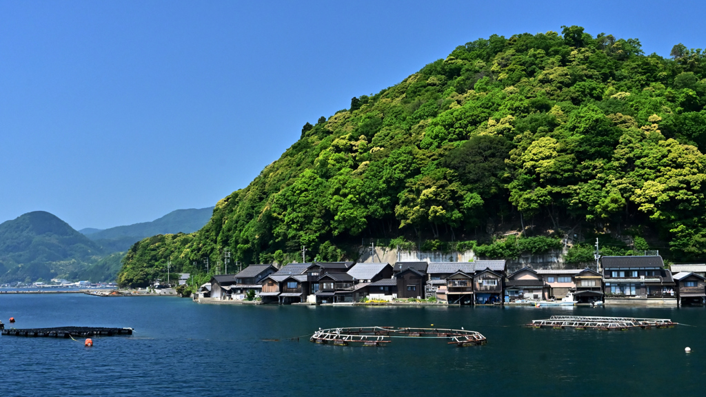 伊根湾めぐり遊覧船から⑤