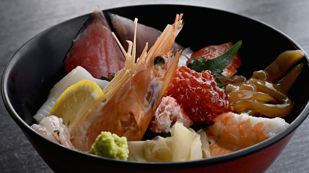 昼御飯は海鮮丼