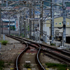 三島駅にて　線路