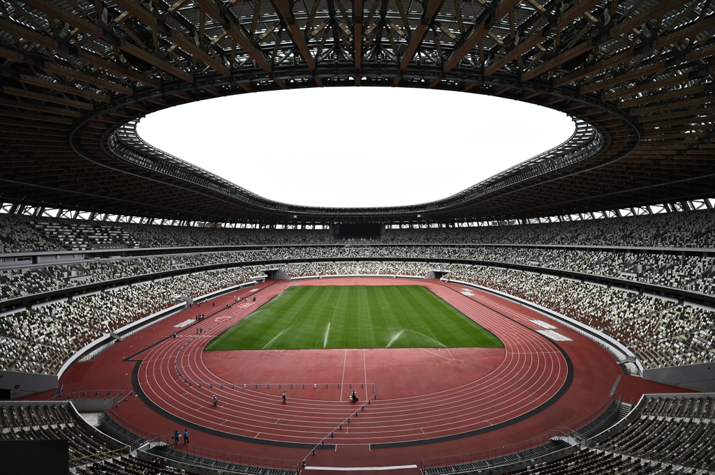 新国立競技場　スタンドから