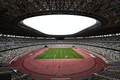 新国立競技場　スタンドから