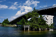 湊大橋＆厳島神社