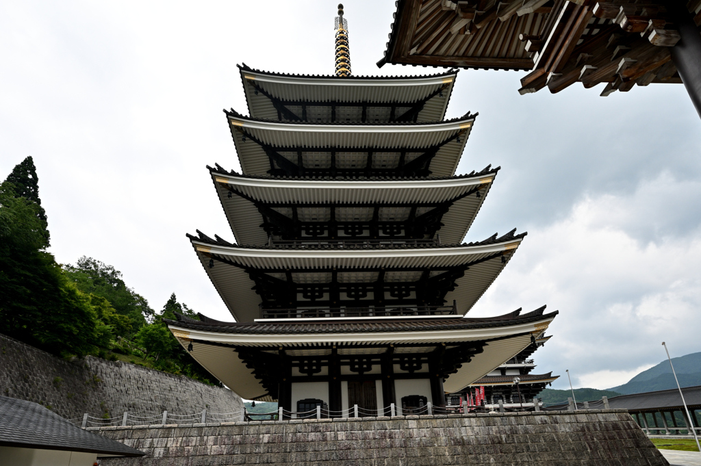 但馬大仏　五重の塔