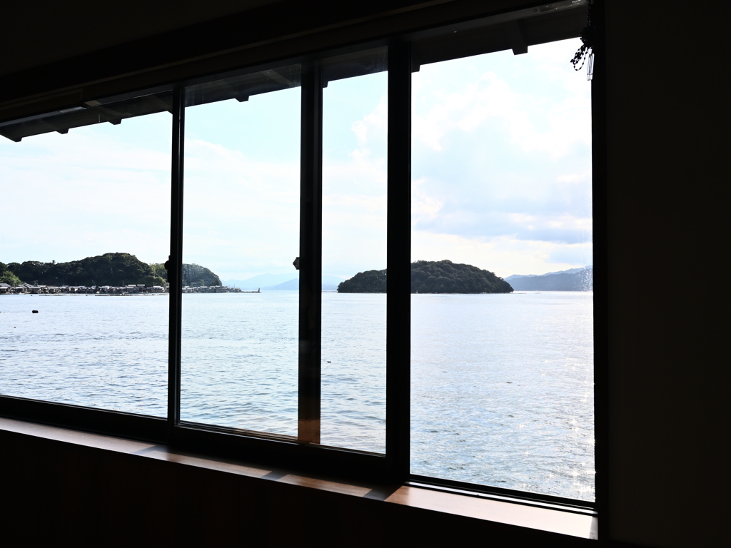 伊根カフェ②窓からの景色