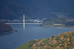 五老ケ岳から見たクレインブリッジ