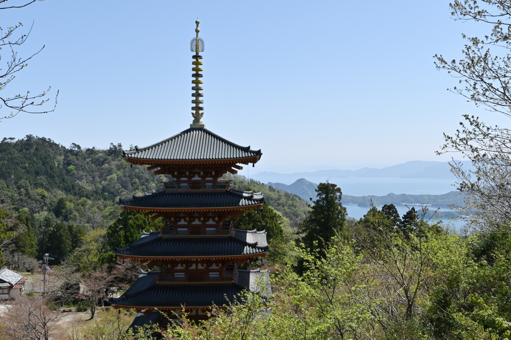 成相寺 五重塔④