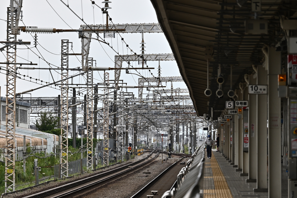 三島駅にて　ホーム