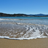 今日の海　砂浜