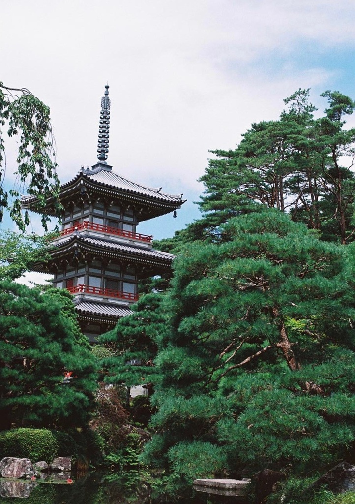 輪王寺の庭園より