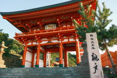 早朝の鵜戸神宮 宮崎