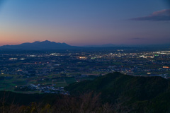 夕刻 金御岳から