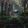 上色見熊野座神社 本殿手前