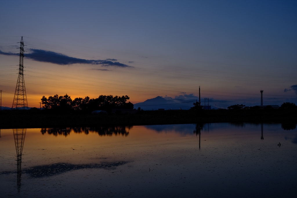 おらが町の夕暮れ 2