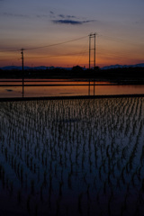 おらが町の夕暮れ