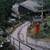 雨の参道