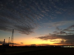 いま撮った夕空