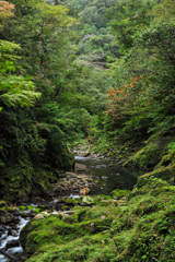 加江田渓谷にて