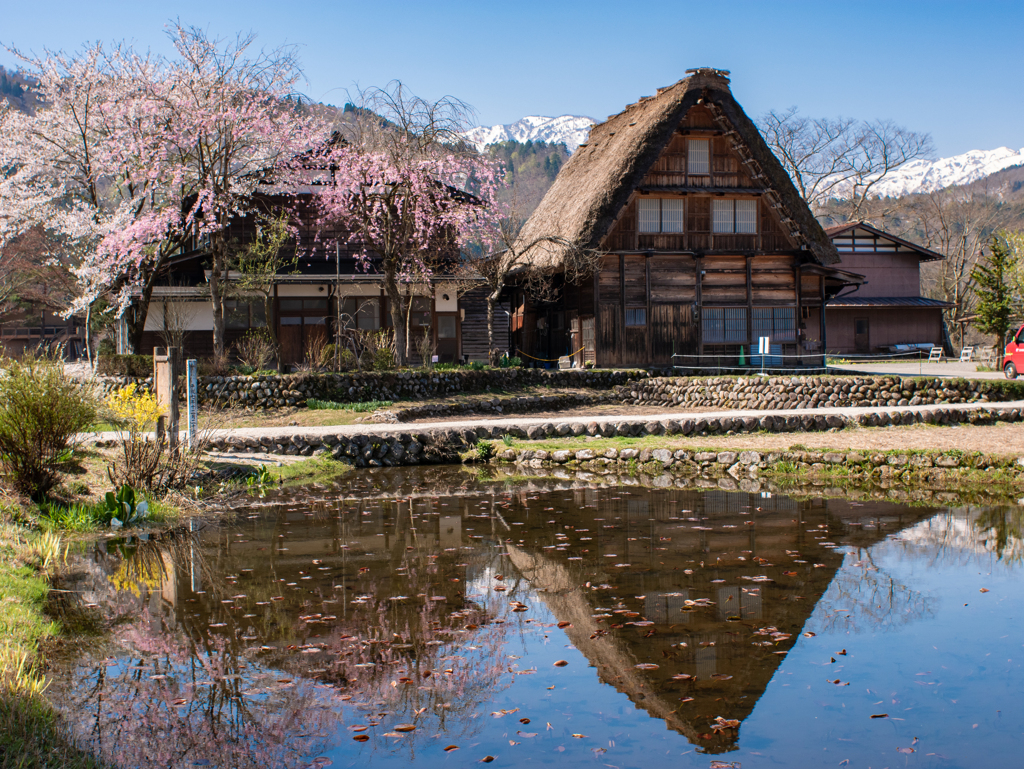 白川郷の春-1