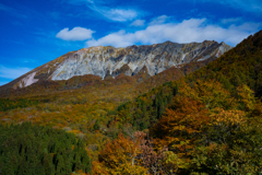 錦繍の山　朝