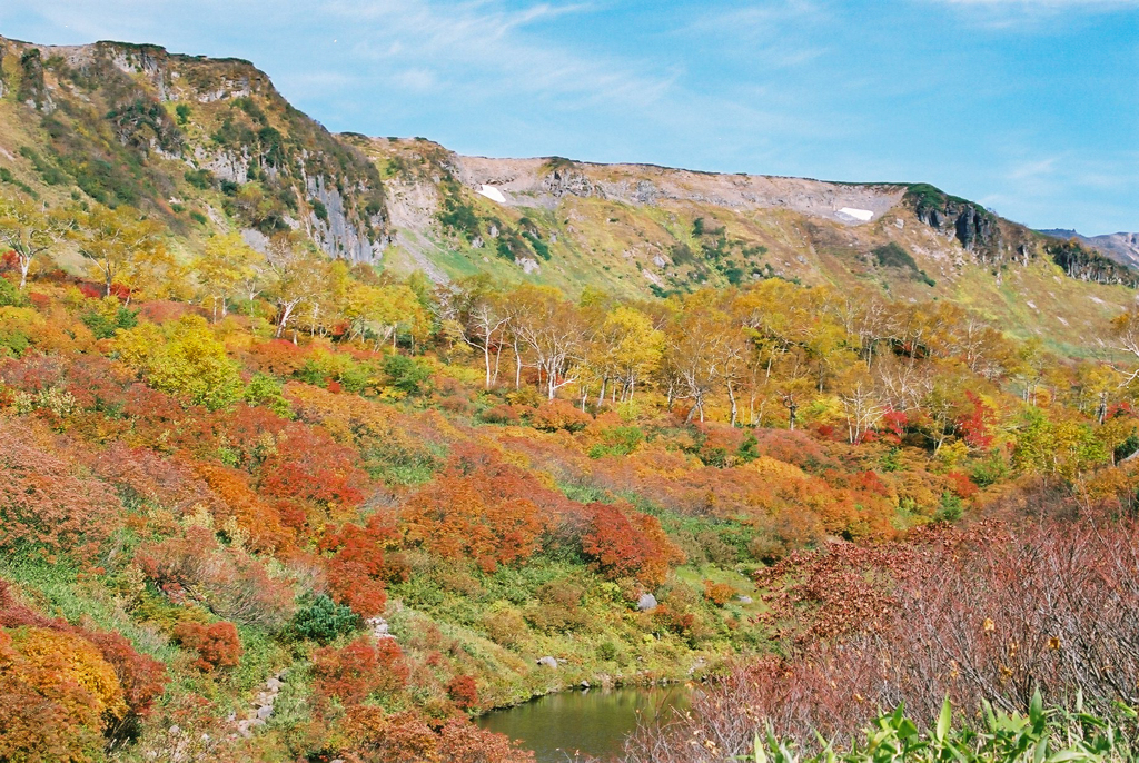 錦繍の山々