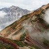 小蓮華山への縦走路