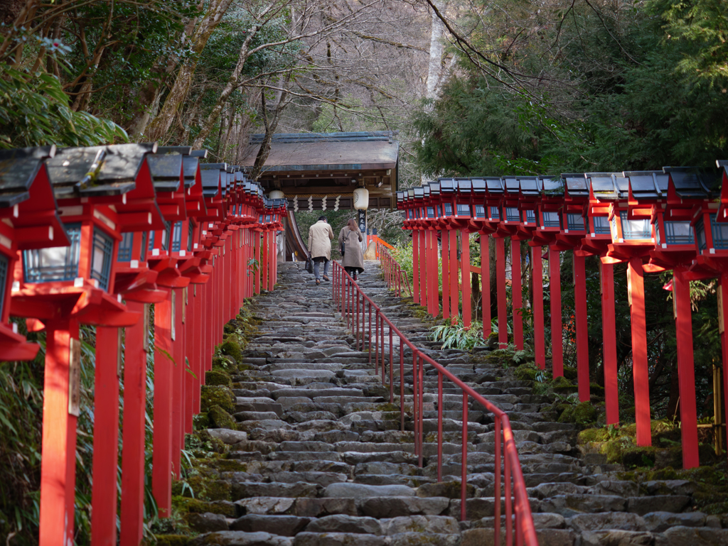 京都 貴船神社, 2022年2月