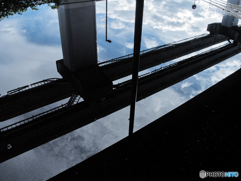 雨上がりの水溜まり　その3