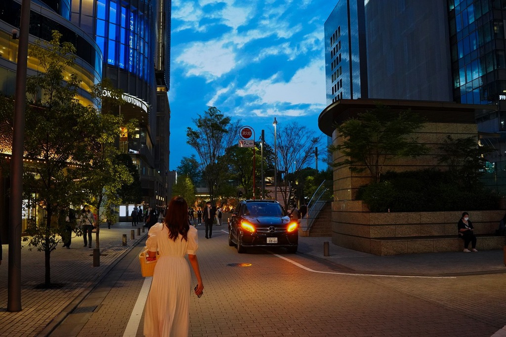 one evening