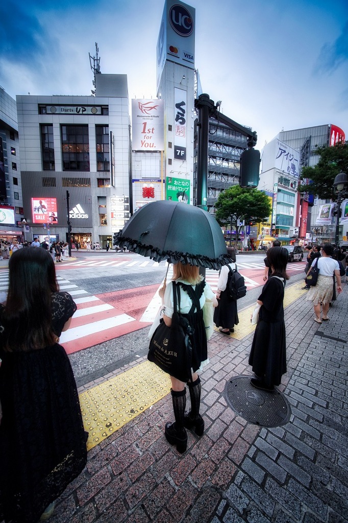 The city of Shibuya at that time