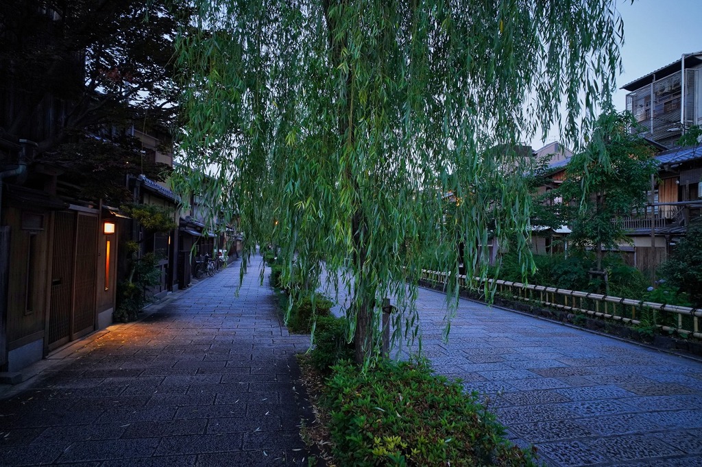 京都極楽寺坂の門前で・・・