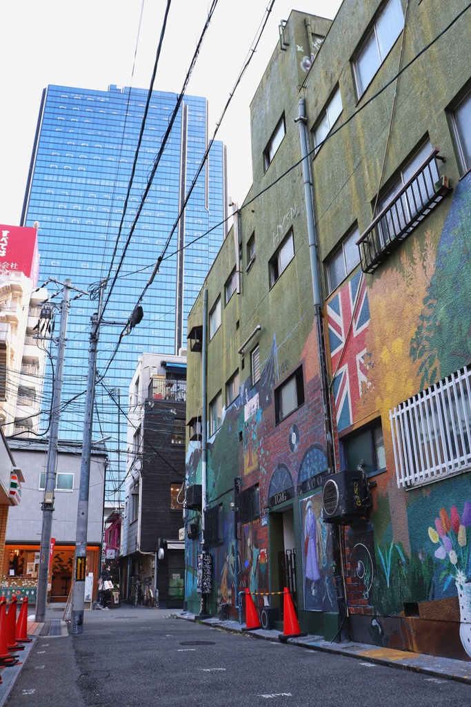 新旧混合の町