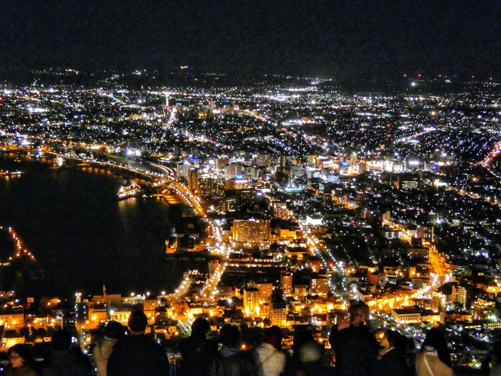 函館の夜