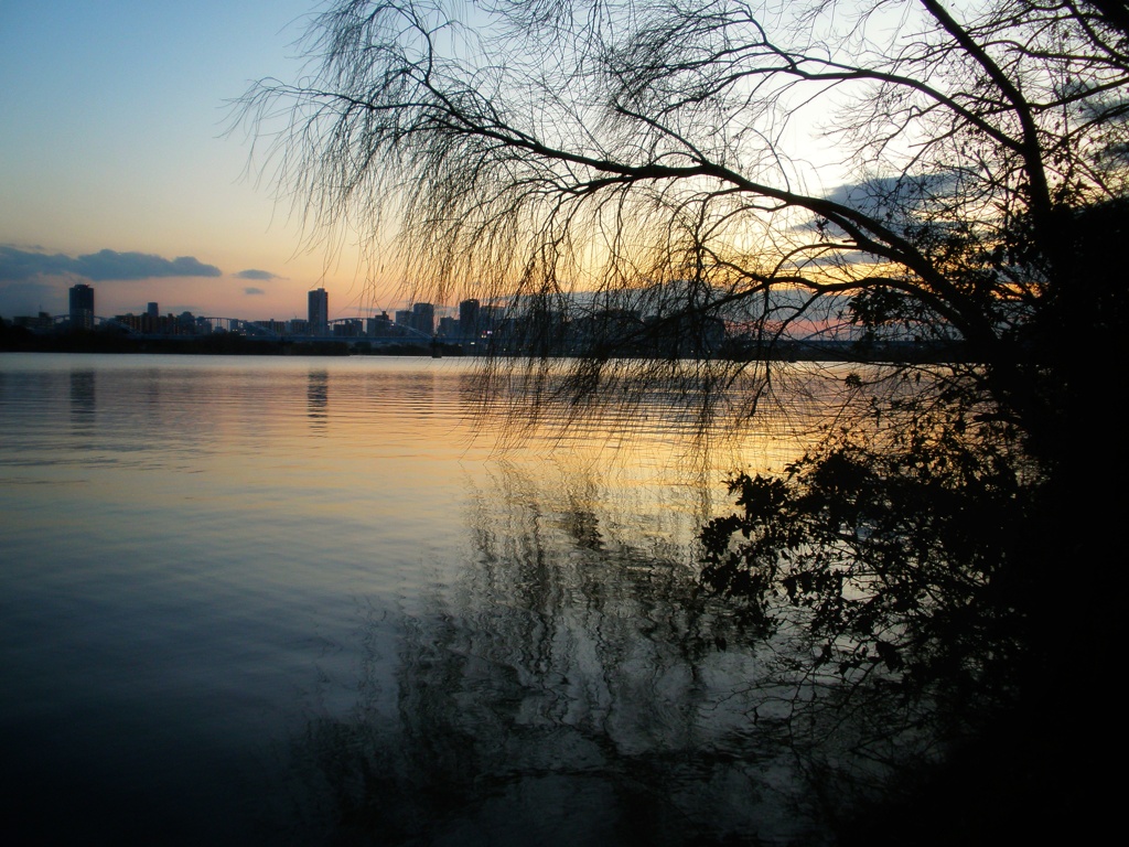夕暮れ