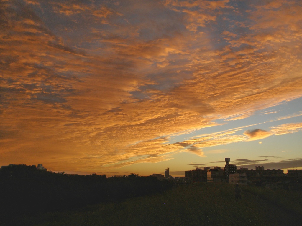 10月5日の夕空