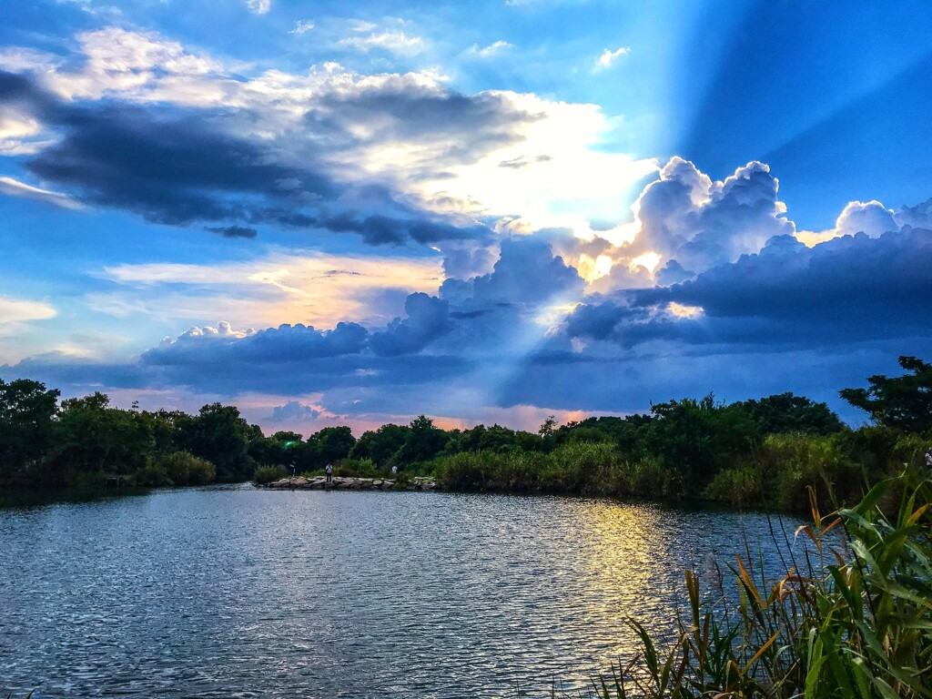 Blue sunset