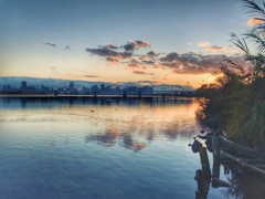 少しの夕焼け