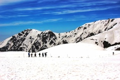 5月末の立山連峰