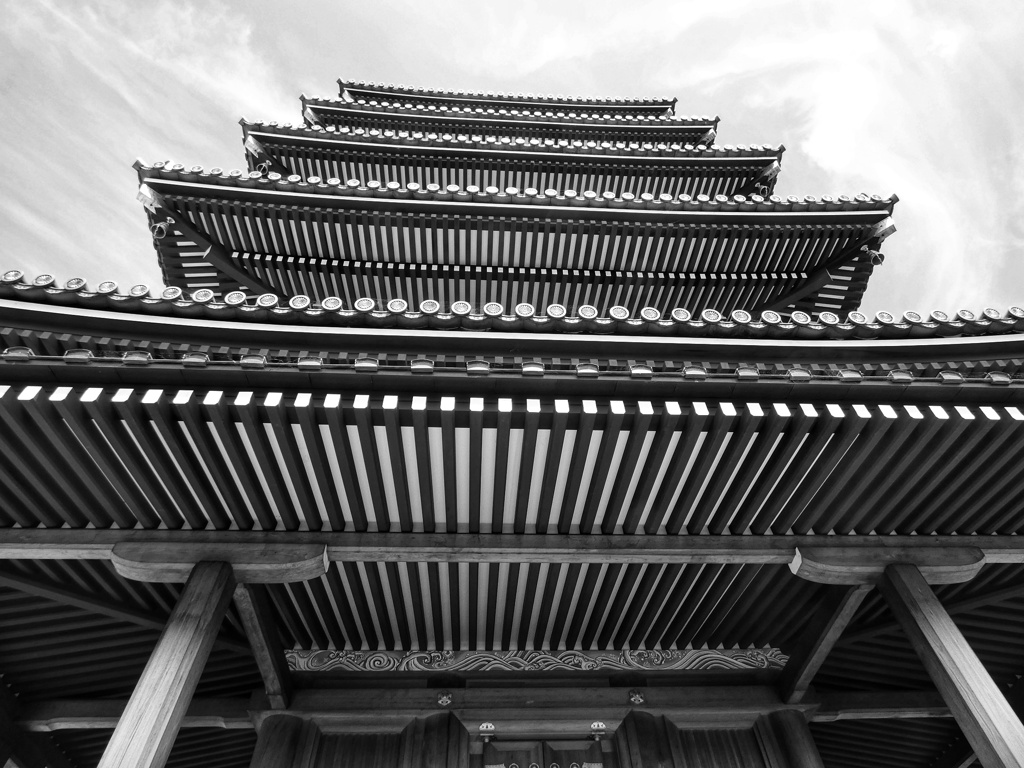 中山寺　五重塔