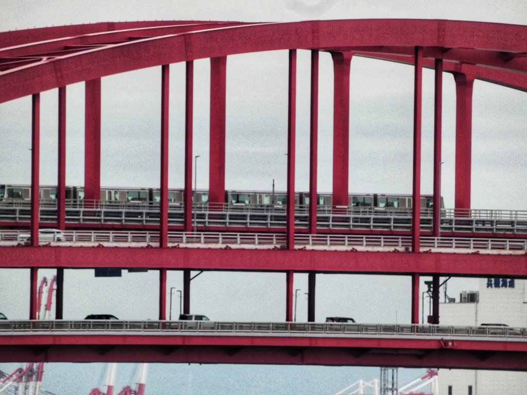 1.５キロメートル先の橋