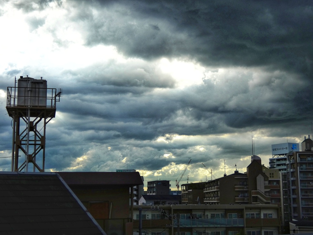 一雨来そうやな