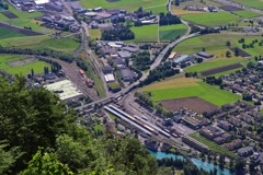 インターラーケンの町
