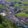 インターラーケンの町