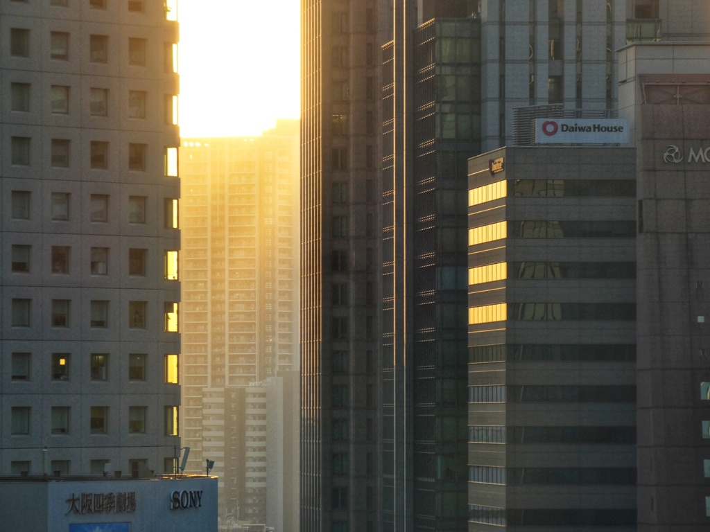 無機質な夕暮れ