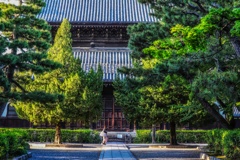 新緑の寺院
